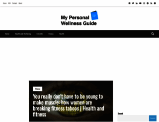 mypersonalwellnessguide.com screenshot