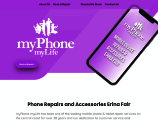 myphonemylife.com.au screenshot