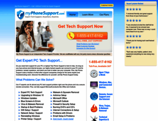 myphonesupport.com screenshot