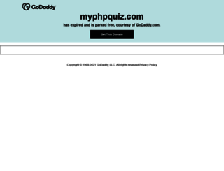 myphpquiz.com screenshot