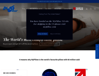 mypillow.co.uk screenshot
