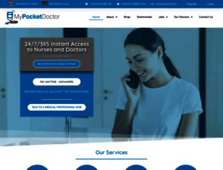 mypocketdoctor.com screenshot