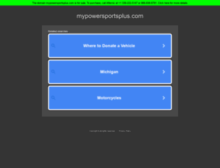 mypowersportsplus.com screenshot