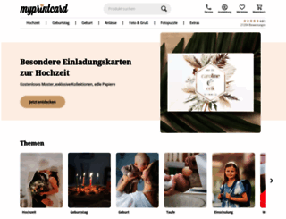 myprintcard.de screenshot