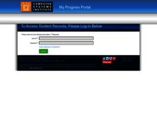 myprogress.csinow.edu screenshot