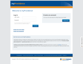 myprovidence.healthtrioconnect.com screenshot