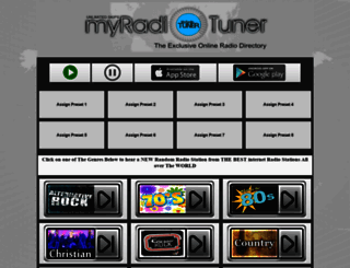 myradiotuner.com screenshot