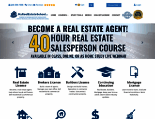 myrealestateschool.com screenshot
