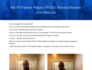 myrealfitfatherprojectff30xreview.com screenshot