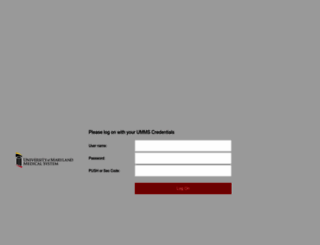 Access myremote.umms.org. NetScaler AAA