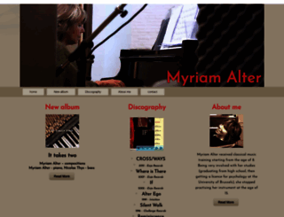 myriamalter.com screenshot