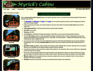 myrickscabins.com screenshot