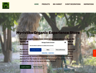 myristikoorganic.com screenshot