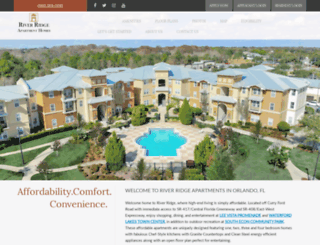 myriverridgeapts.com screenshot