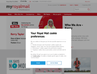 myroyalmail.com screenshot