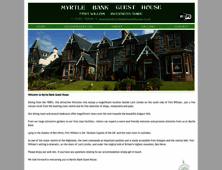 myrtlebankguesthouse.co.uk screenshot