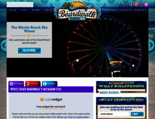 myrtlebeachdowntown.com screenshot