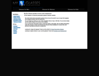 myrxglasses.com screenshot