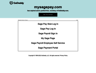 mysagepay.com screenshot
