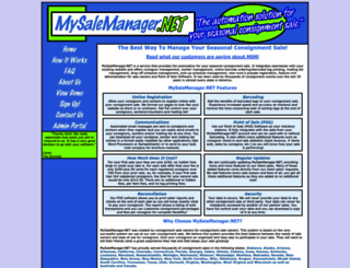 mysalemanager.net screenshot