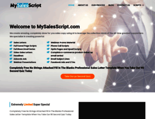 mysalesscript.com screenshot