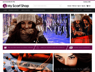 myscarfshop.com screenshot
