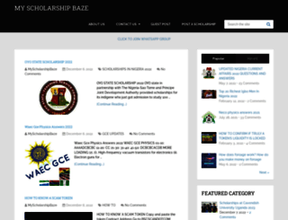 myscholarshipbaze.com screenshot