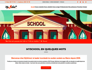 myschool-maroc.com screenshot