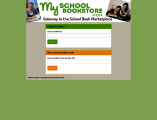 myschoolbookstore.com screenshot