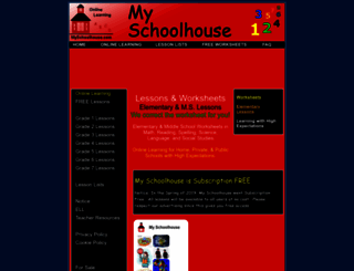 myschoolhouse.com screenshot