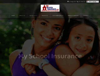 myschoolinsurance.com screenshot