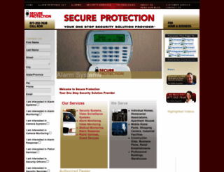 mysecureprotection.com screenshot