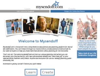 mysendoff.com screenshot