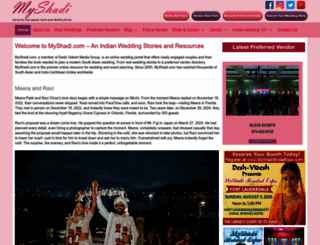 myshadi.com screenshot