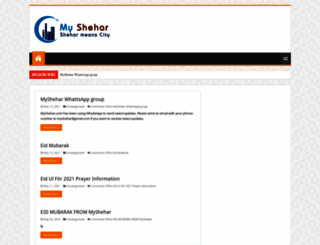 myshehar.com screenshot