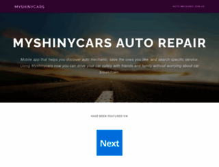 myshinycars.com screenshot