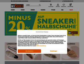 myshoes.de screenshot