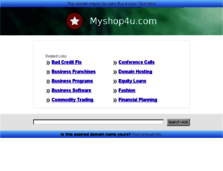 myshop4u.com screenshot