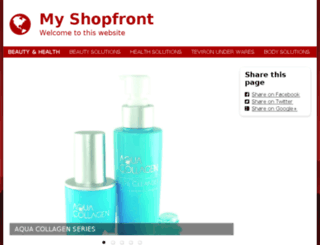 myshopfront2u.com screenshot