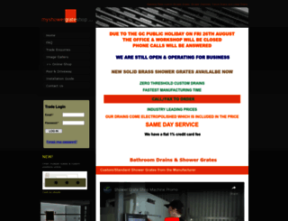 myshowergrateshop.com.au screenshot