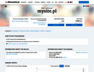 mysite.pl screenshot