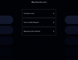 mysitevote.com screenshot
