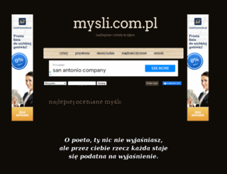 mysli.com.pl screenshot