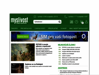 myslivost.cz screenshot