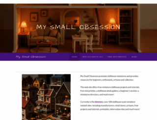 mysmallobsession.com screenshot
