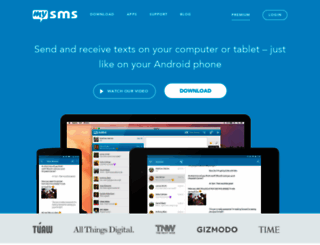 mysms.com screenshot