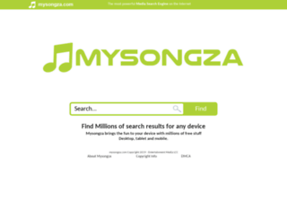 mysongza.com screenshot