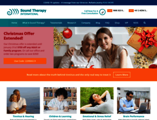 mysoundtherapy.com screenshot