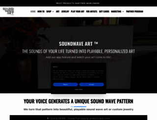 mysoundwave.art screenshot
