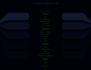 myspace-unblocker.org screenshot